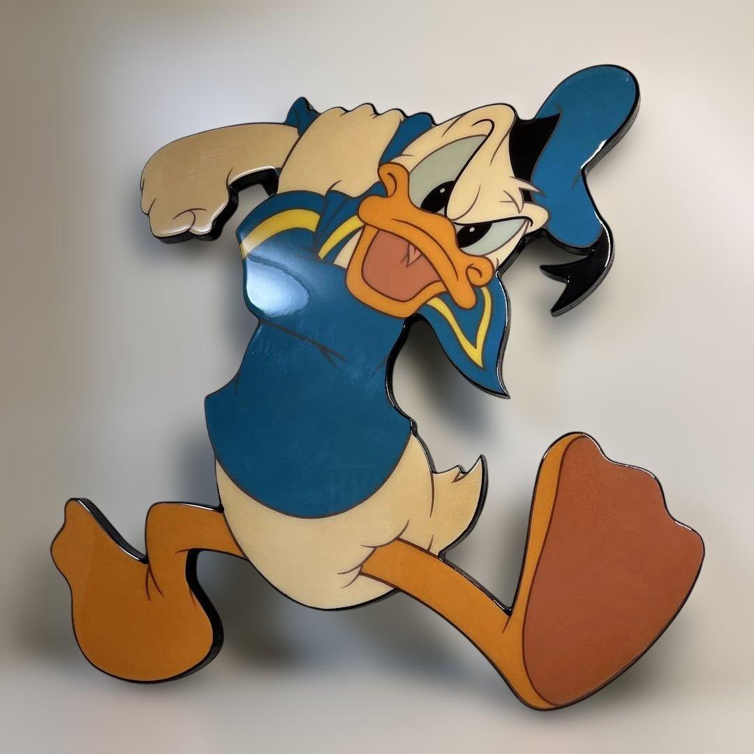 Disney ドナルド 大型壁掛けヴィンテージ