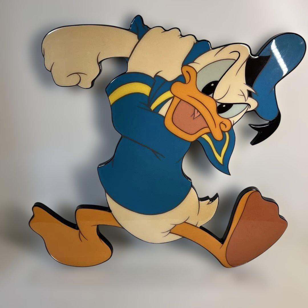 Disney ドナルド 大型壁掛けヴィンテージ