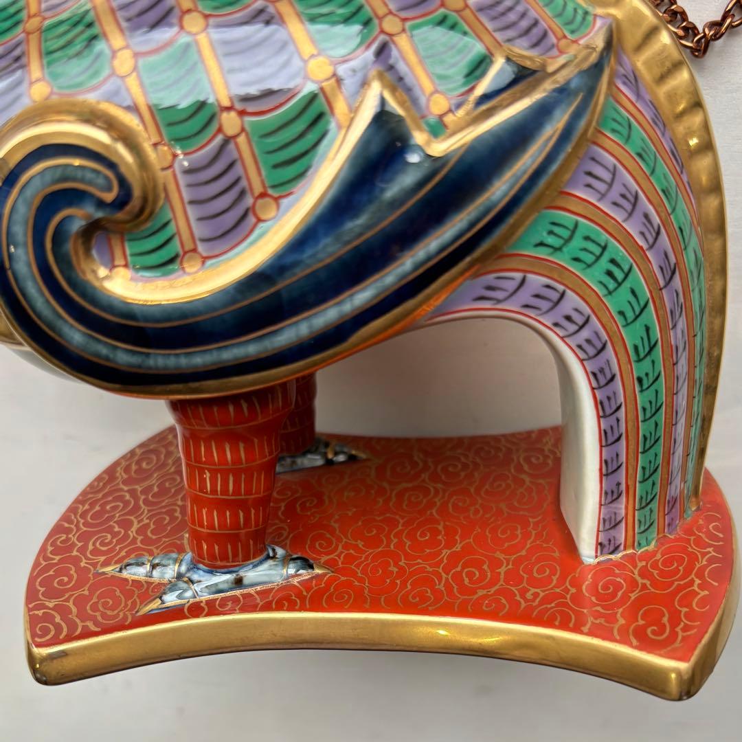 波佐見焼 林九郎窯 古伊万里様式 置物 伊万里焼 有田焼 希少 ヴィンテージ