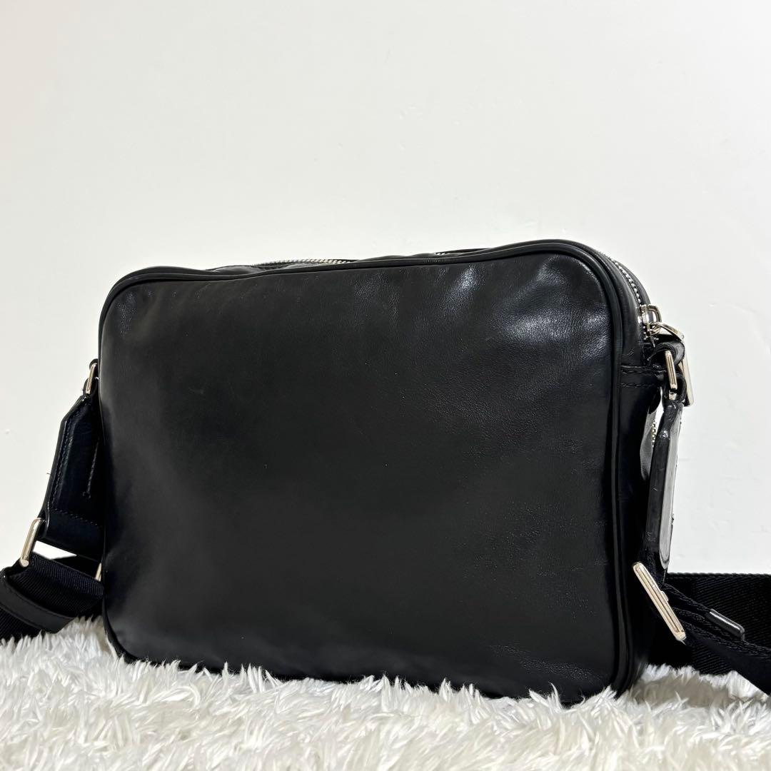 BALLY バリー ロゴ入り ショルダーバッグ レザー 斜め掛け