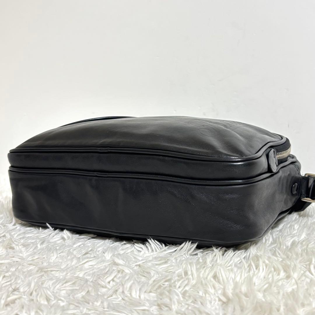 BALLY バリー ロゴ入り ショルダーバッグ レザー 斜め掛け