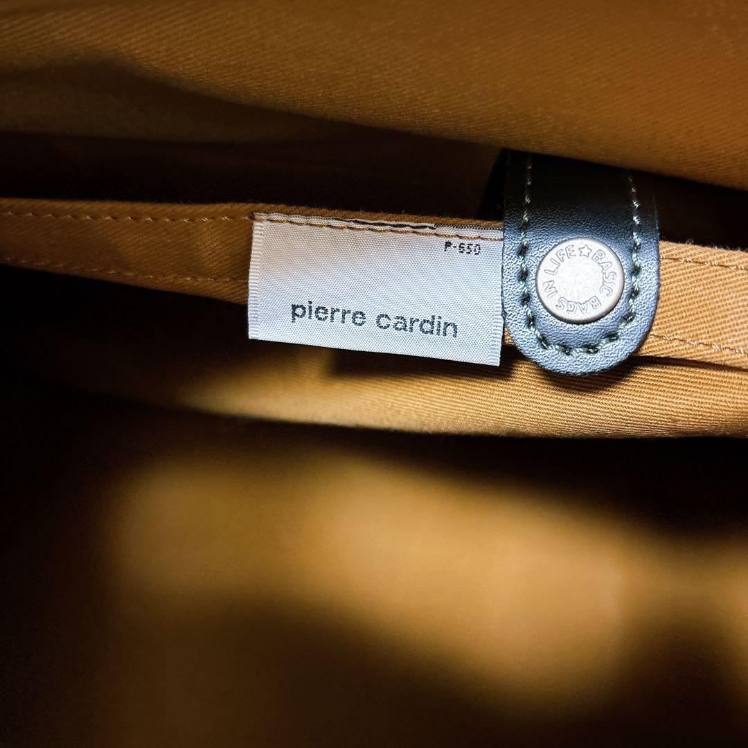 良品✨ ピエールカルダン ボストンバッグ シボ革 黒 ブラック