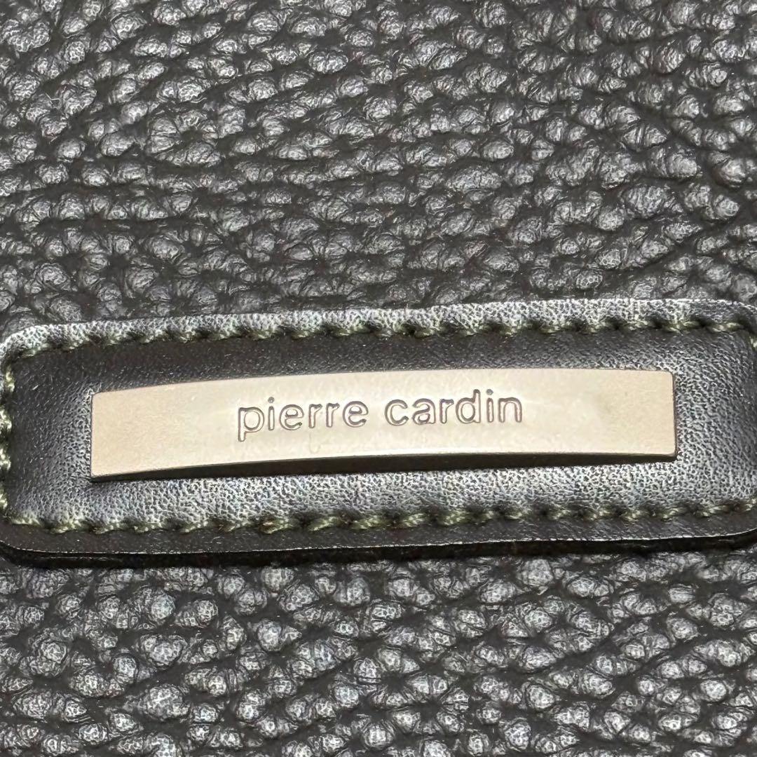 良品✨ ピエールカルダン ボストンバッグ シボ革 黒 ブラック