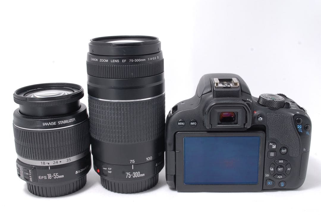 豪華セット✨Canon Kiss X9i✨Wレンズ！Wi-Fi搭載＆自撮りOK♪