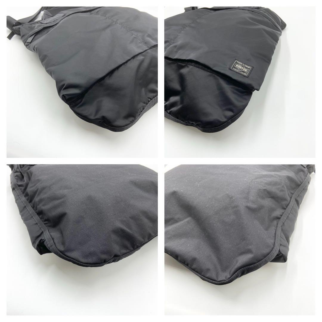 未使用級　ポーター　フレーム　ヘルメットバッグ　2way ナイロン　ブラック