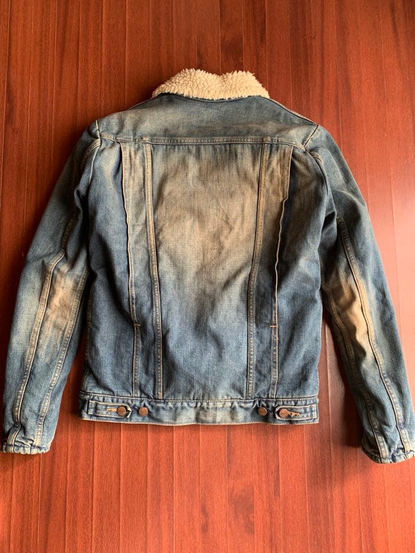 AKM×Wrangler ボア デニムジャケット ラングラー　Lサイズ