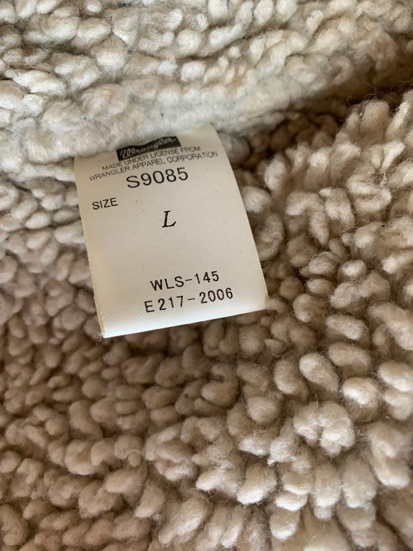 AKM×Wrangler ボア デニムジャケット ラングラー　Lサイズ