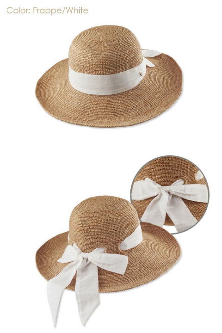 美品✨ヘレンカミンスキー✨ラフィア✨リボン