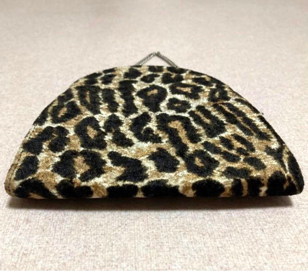 D&G ドルチェ&ガッパーナ ヒョウ柄 パーティー ポーチ がま口 アニマル