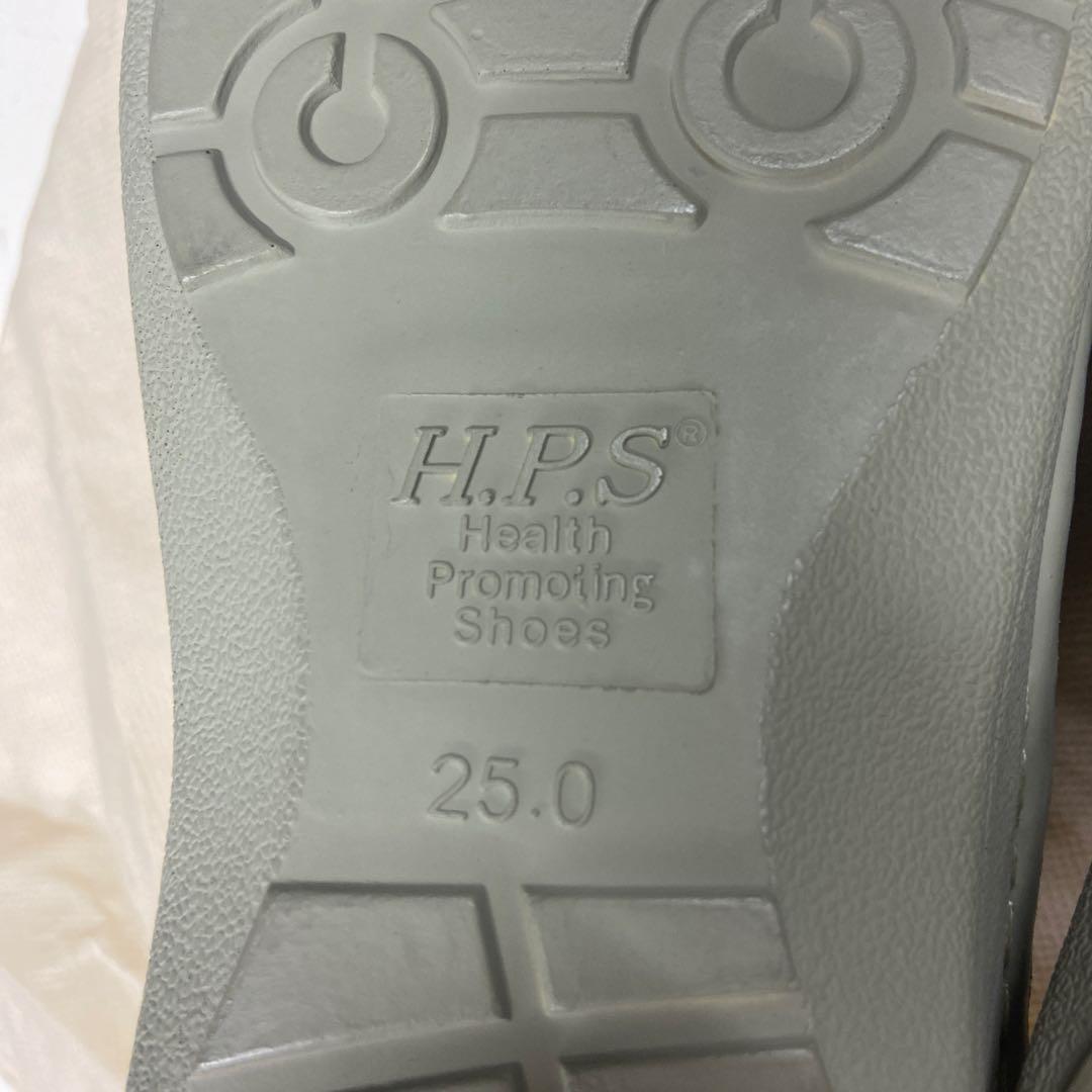 HPS 健康靴 コンフォートシューズ ベージュ メッシュシューズ 25.0