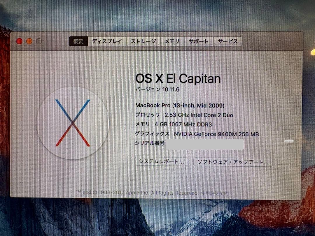 ✨お値打ち出品✨★ MacBook Pro 13インチ （2009）シルバー