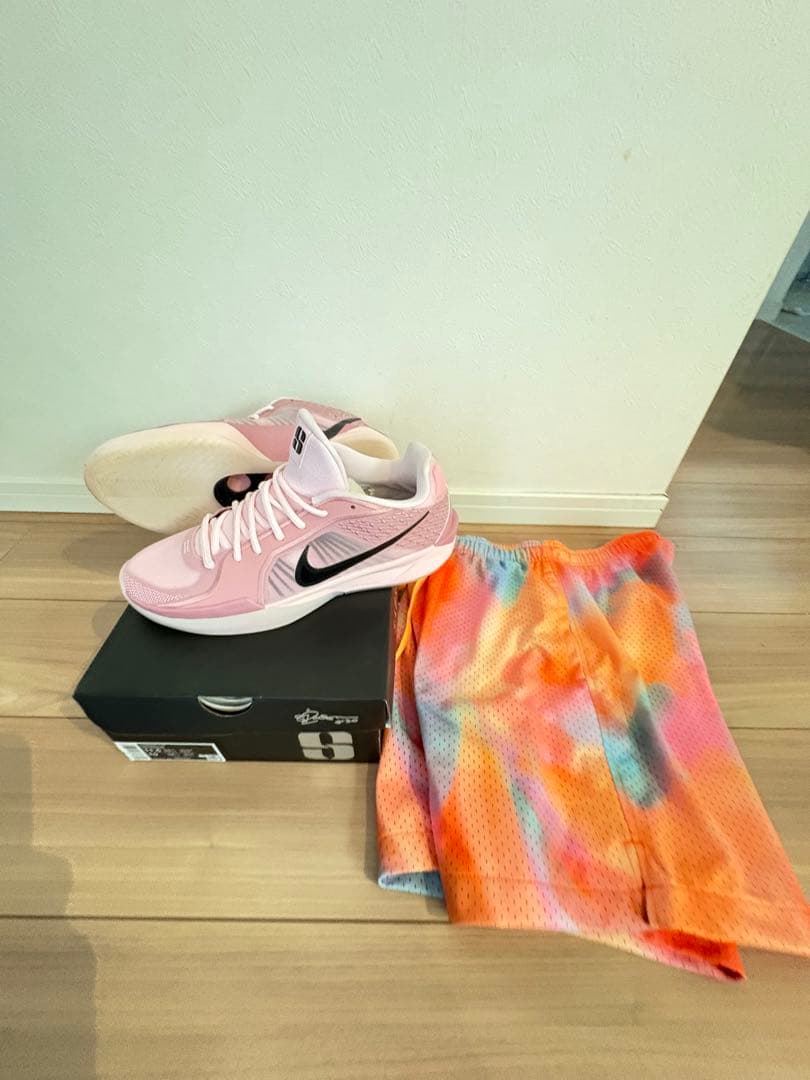 着用一回Nike サブリナ2EP LCKRショーツセット