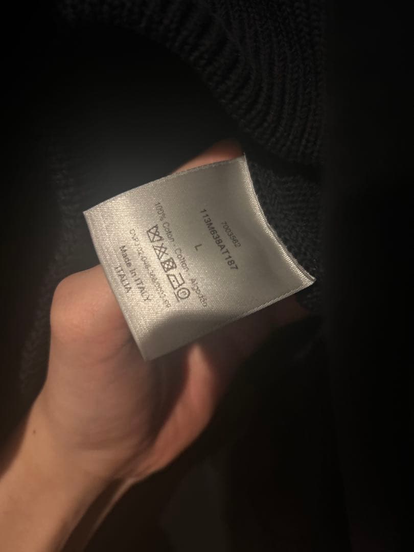 即日発送 Dior ディオール オブリーク コットンジャージー セーター