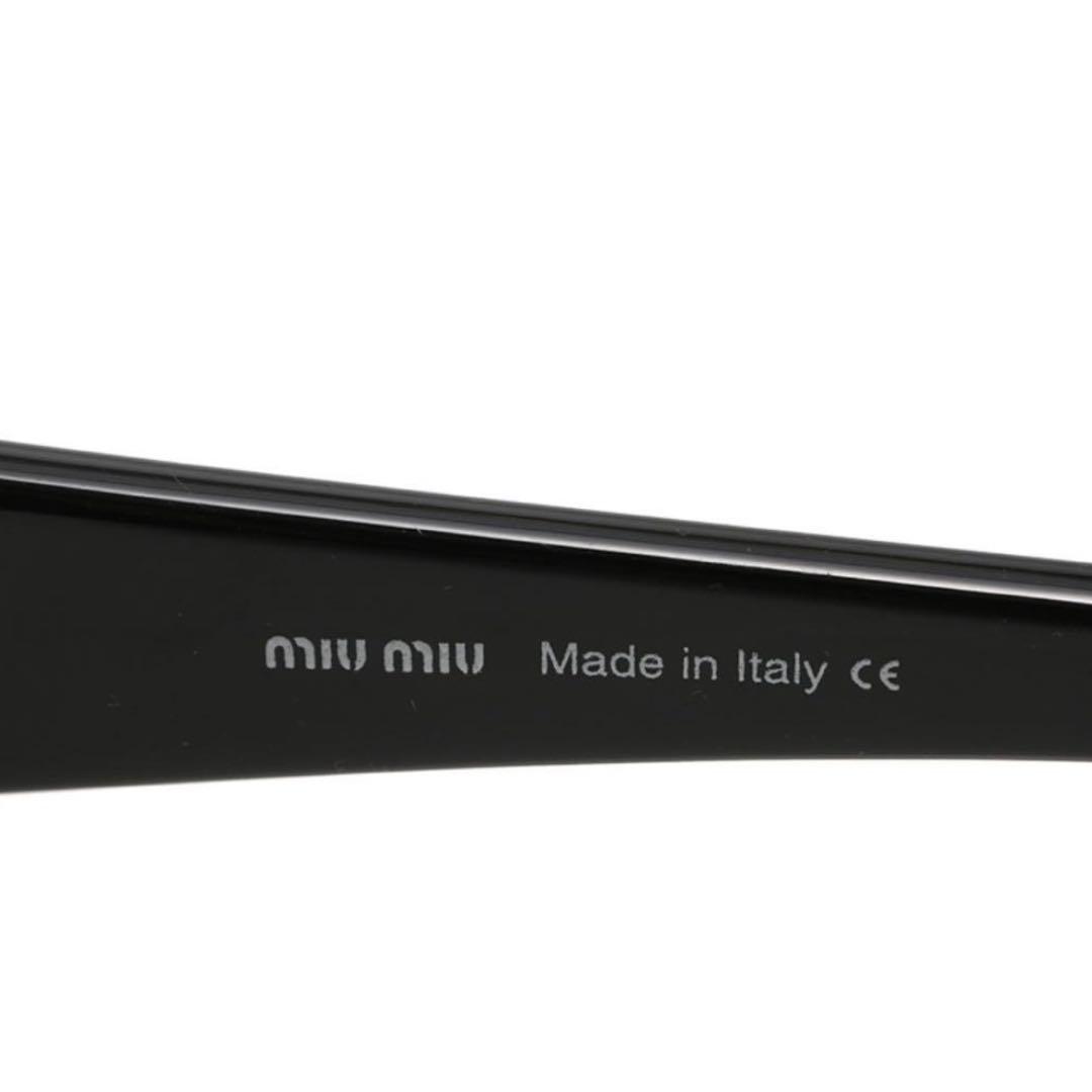 miumiu ミュウミュウ サングラス ブラック ブラウン スクエア