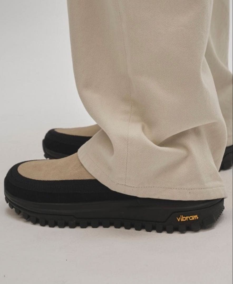 TODAYFUL Vibramレザーソールサボ　スリッポン　サンダル　ベージュ