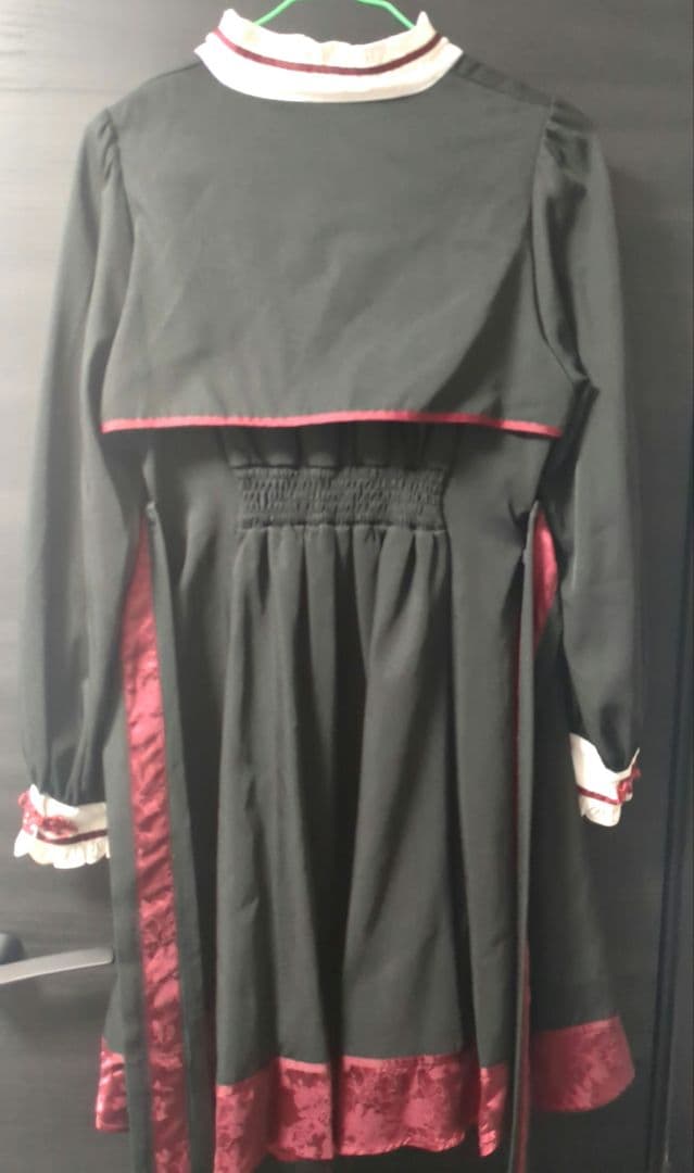 【中古】Amavel 曼珠沙華と灯籠のチャイナワンピース (ブラック)