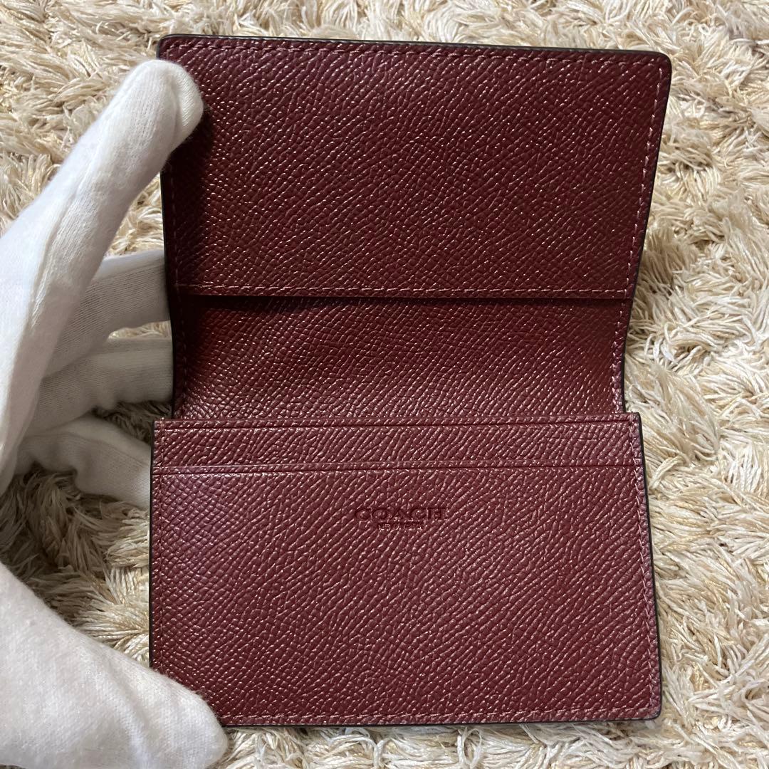 値下げ価格【新品未使用】COACH ビジネスカードケース