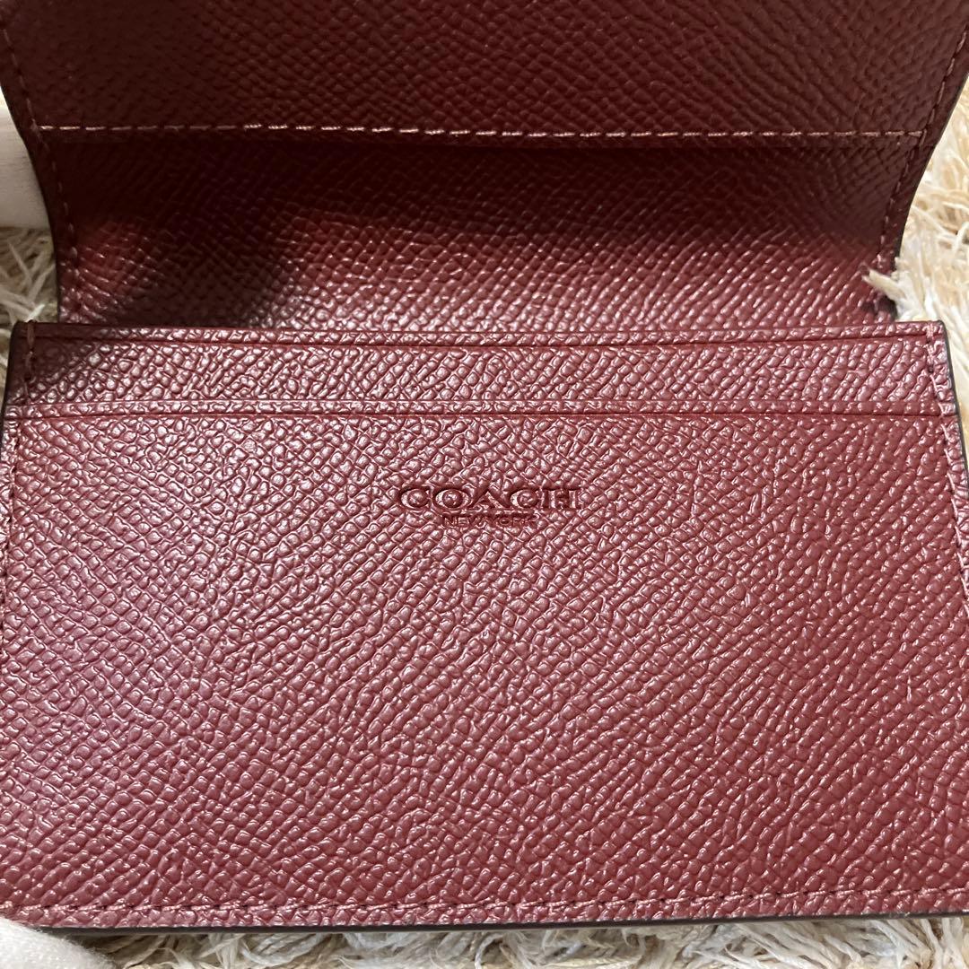 値下げ価格【新品未使用】COACH ビジネスカードケース