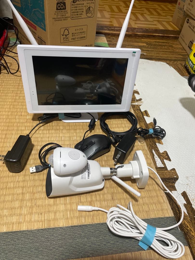 防犯カメラ＆モニターセット