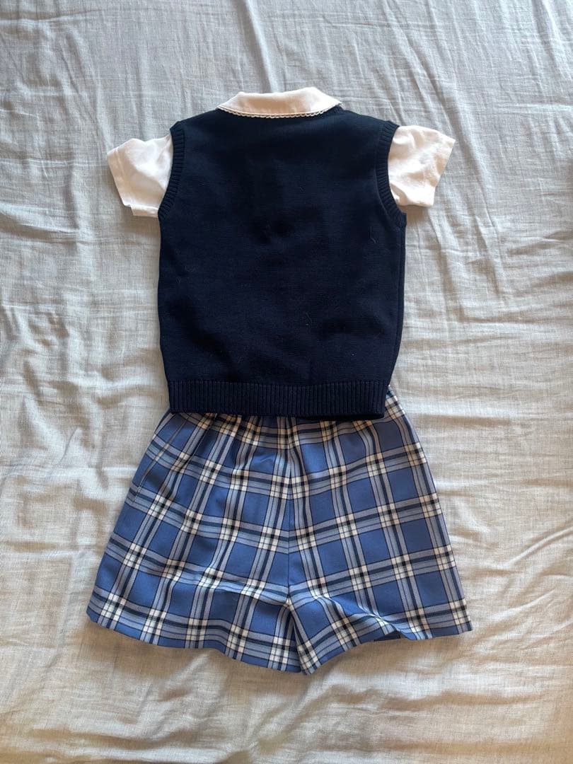 【セット販売】小学校受験　女児110cm キュロットスカートセット