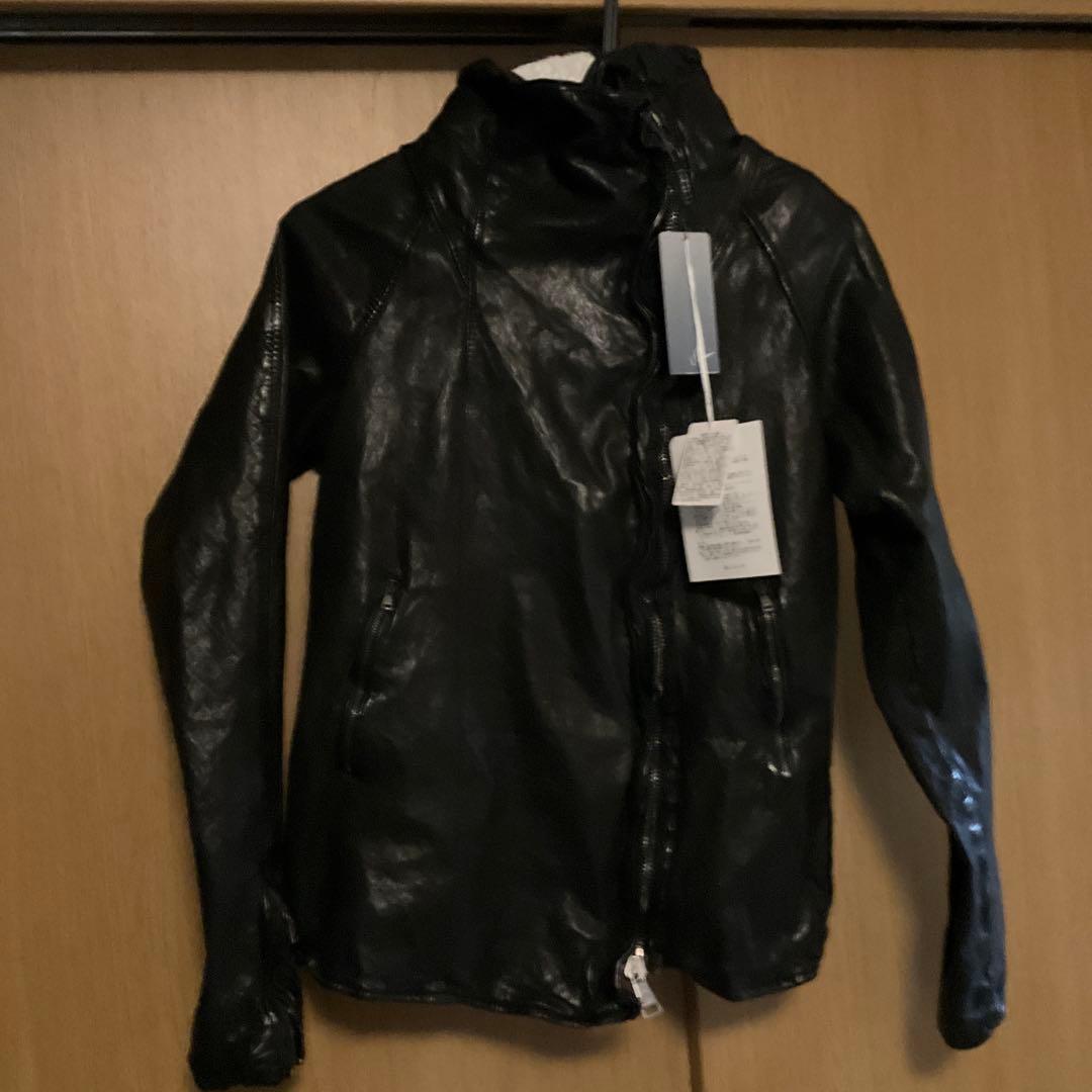 ブラック レザー ジャケット GIORGIO BRATO カカオ