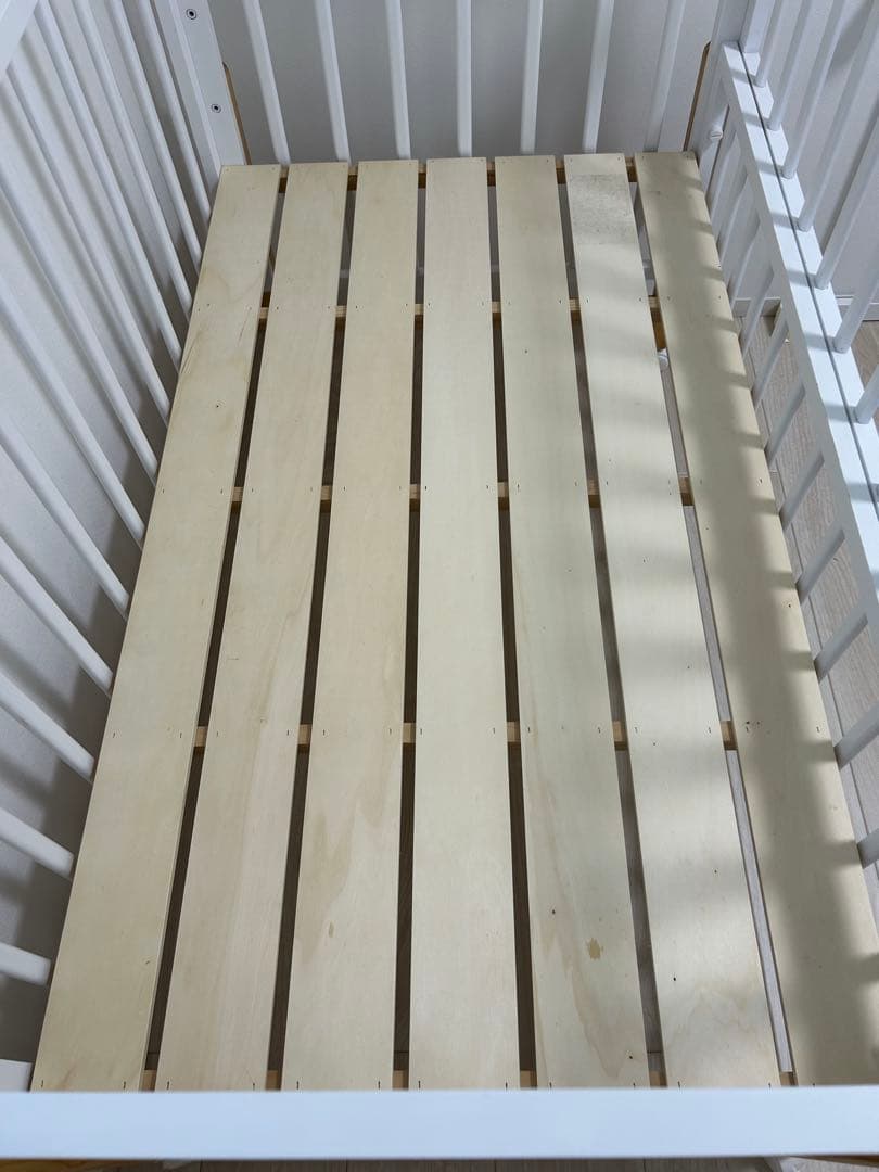 yamatoya、kihonベビーベッド、ホワイト