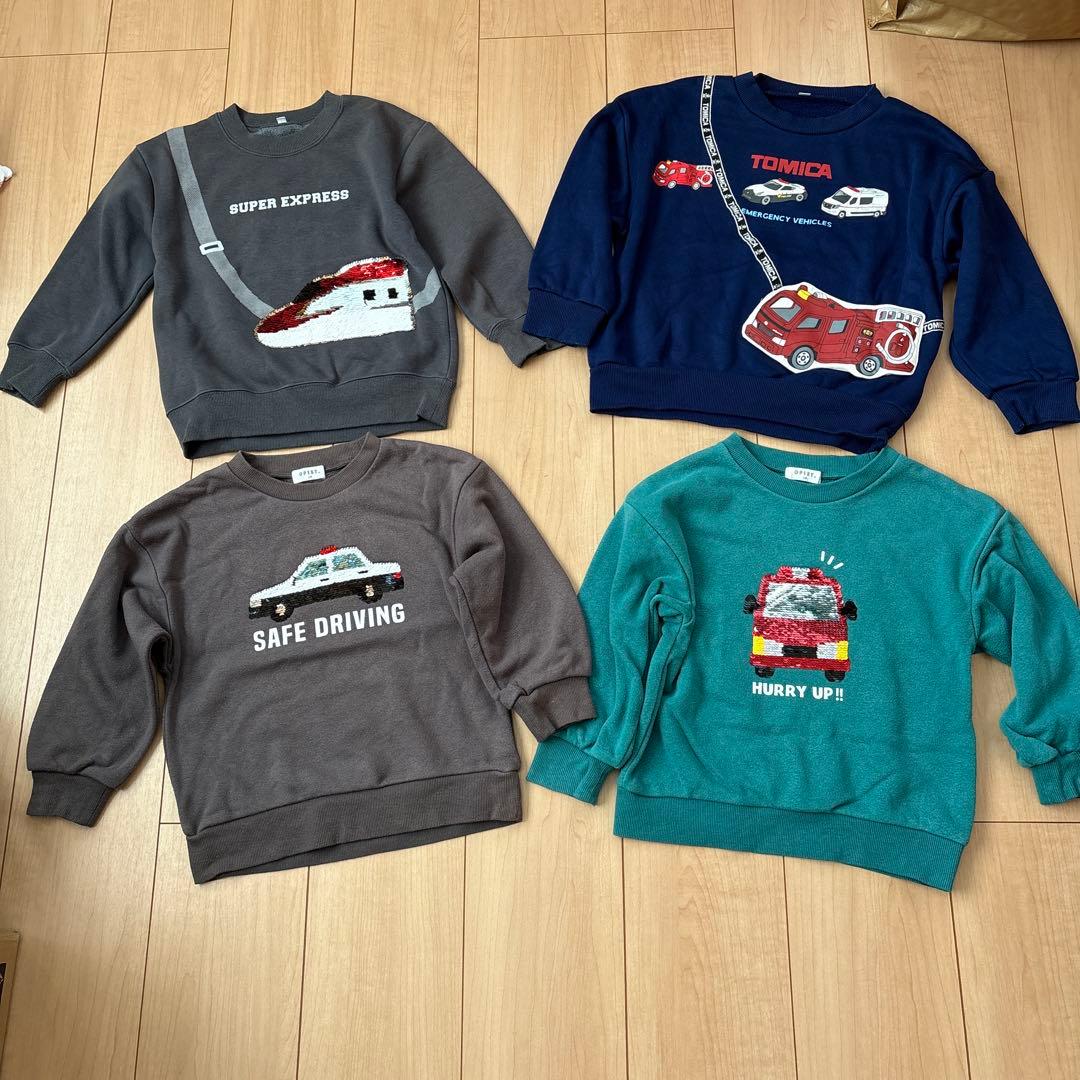 冬服110サイズ男の子まとめ売り23点＆おまけ7点セット。幼稚園保育園用冬服。