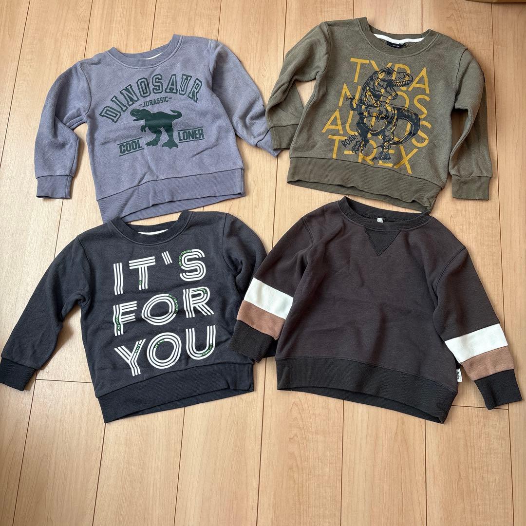 冬服110サイズ男の子まとめ売り23点＆おまけ7点セット。幼稚園保育園用冬服。