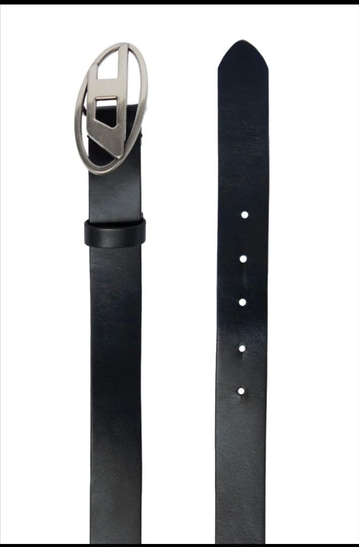 大人もOK DIESEL B1DR　Dロゴ ベルト　キッズ　レディース