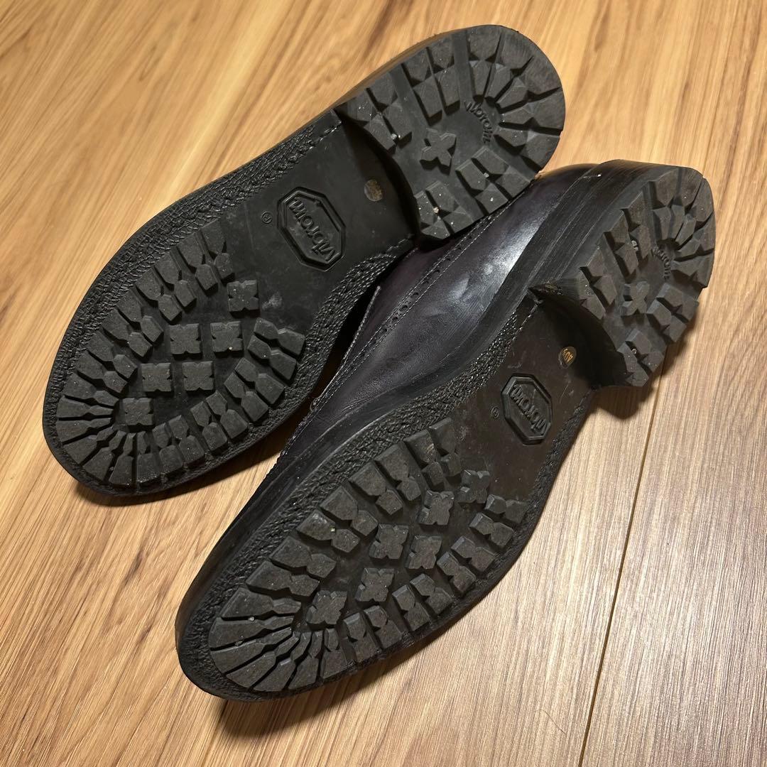 F.LLI GIACOMETTI ロングウィングチップ40.5 ノルウィージャン