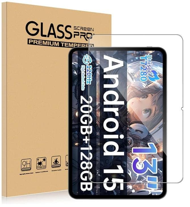 【ケース付・ガラスフィルム貼付済】TECLAST T65 13インチ タブレット