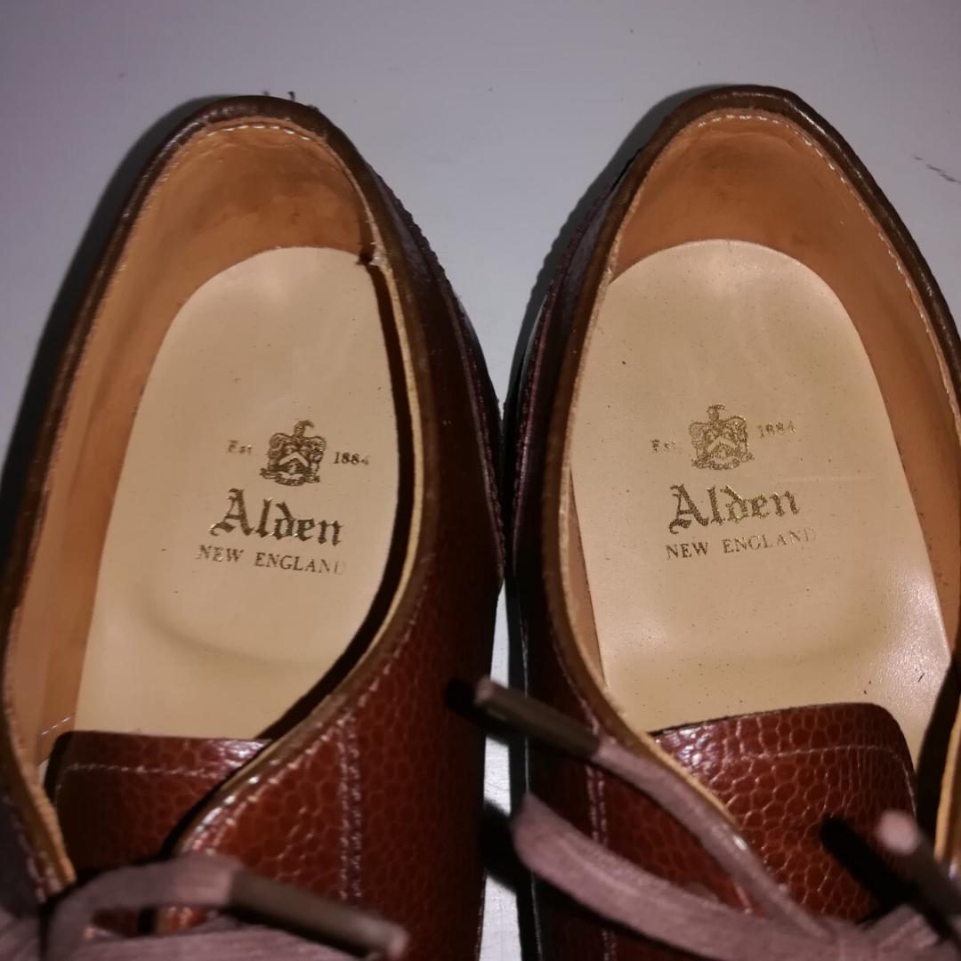 c0934 値下げ不可 未使用に近い オールデン 2226 Yチップ 8 D 茶