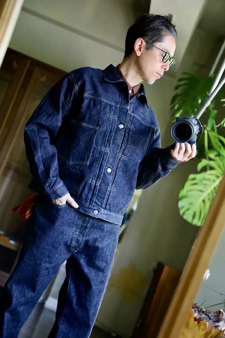 イ*ー様 アプレッセ 1st Type Denim Jacket(AP-1001