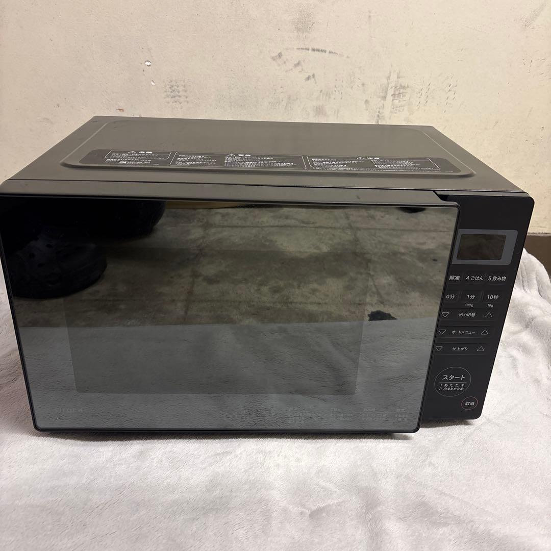 2023年製 単機能電子レンジ ブラック