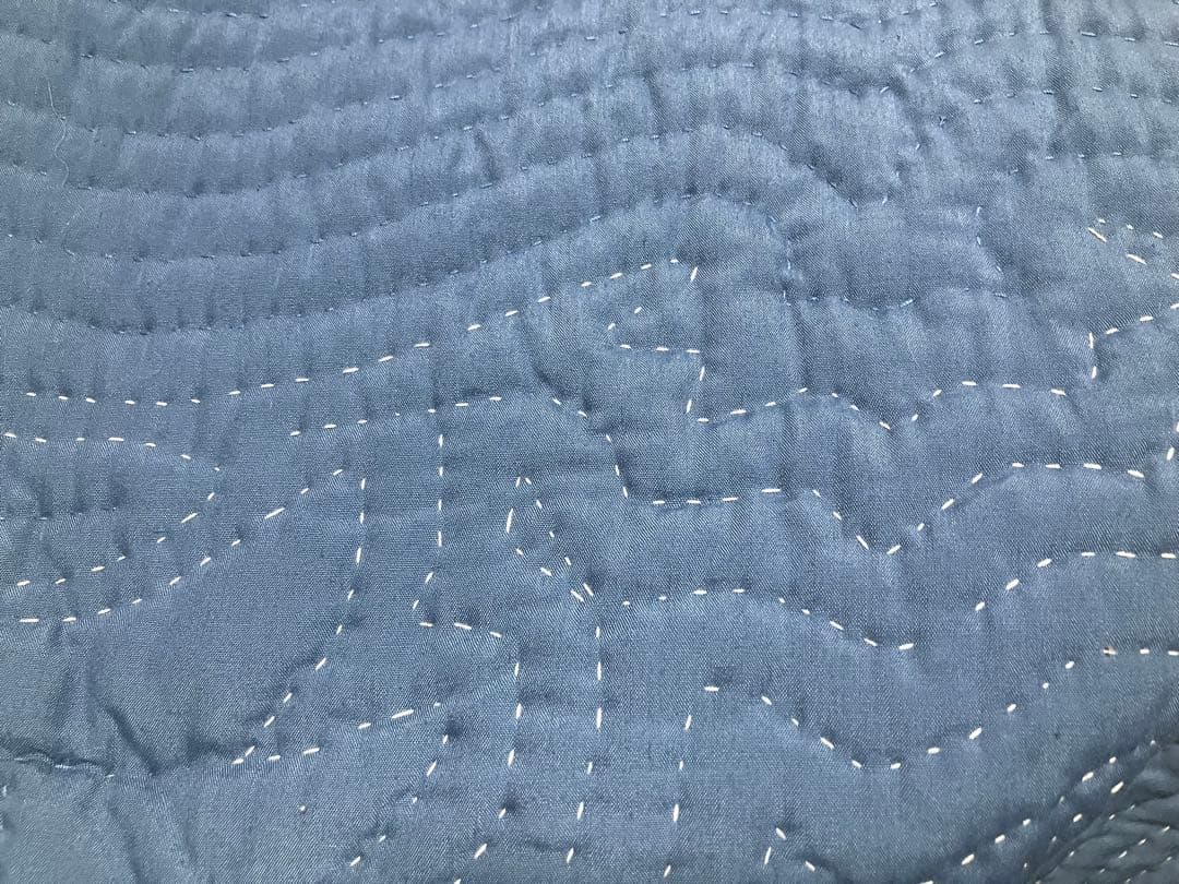 パームツリー柄キルティングカバー　手縫い