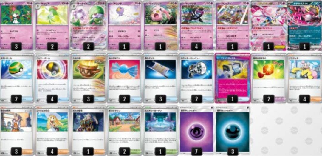 【ＣＬ2026横浜大会】優勝.準優勝テラスタルバレットvsサーナイトexデッキ