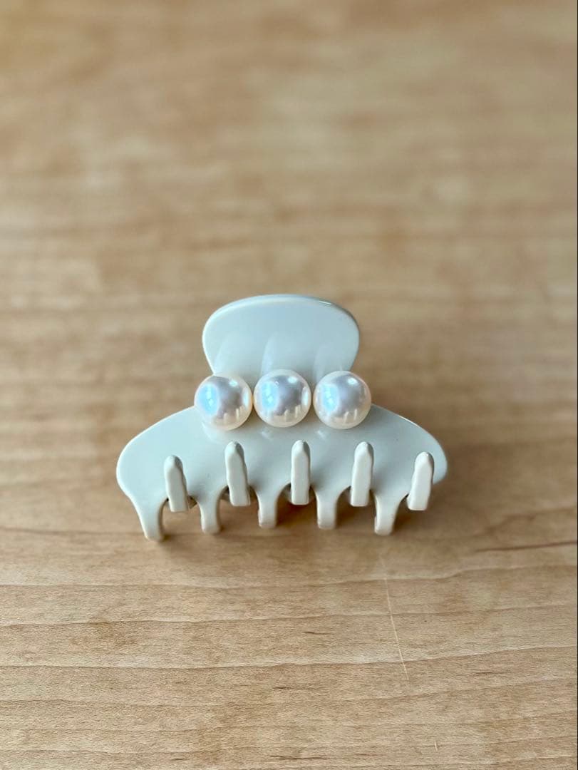 ALEXANDRE DE PARIS Sクリップ アイボリー