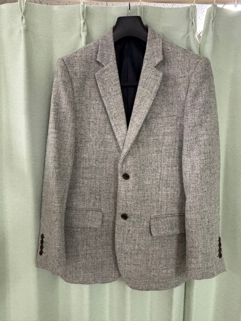 ハリスツイードテーラードジャケット