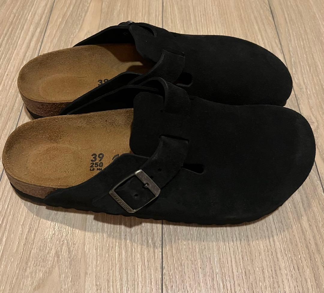 BIRKENSTOCK Boston ブラック ナロー　39
