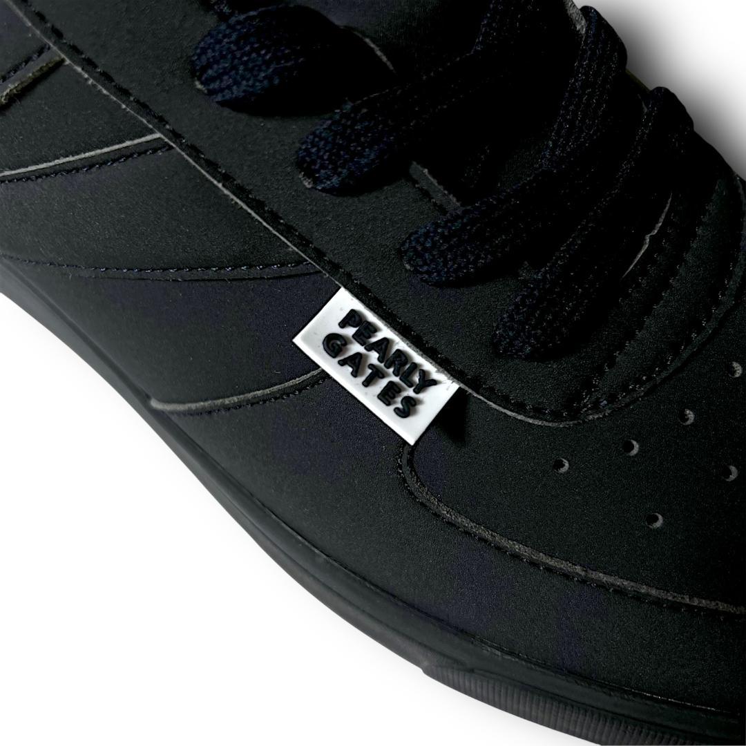 26cm パーリーゲイツ ミニマルデザイン オールレザー ゴルフシューズ