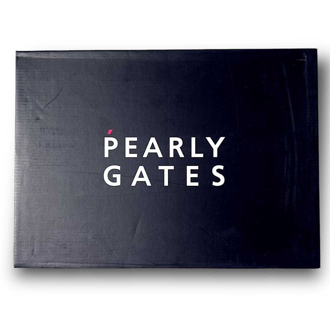 26cm パーリーゲイツ ミニマルデザイン オールレザー ゴルフシューズ