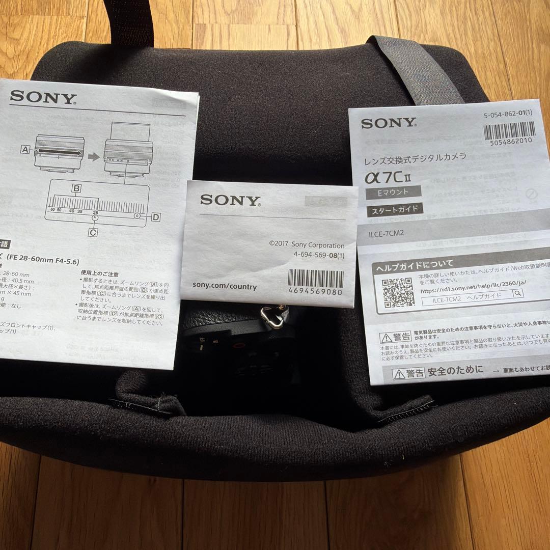 SONYα7C II ILCE-7CM2Lズームレンズキット　64Gメモリー付き