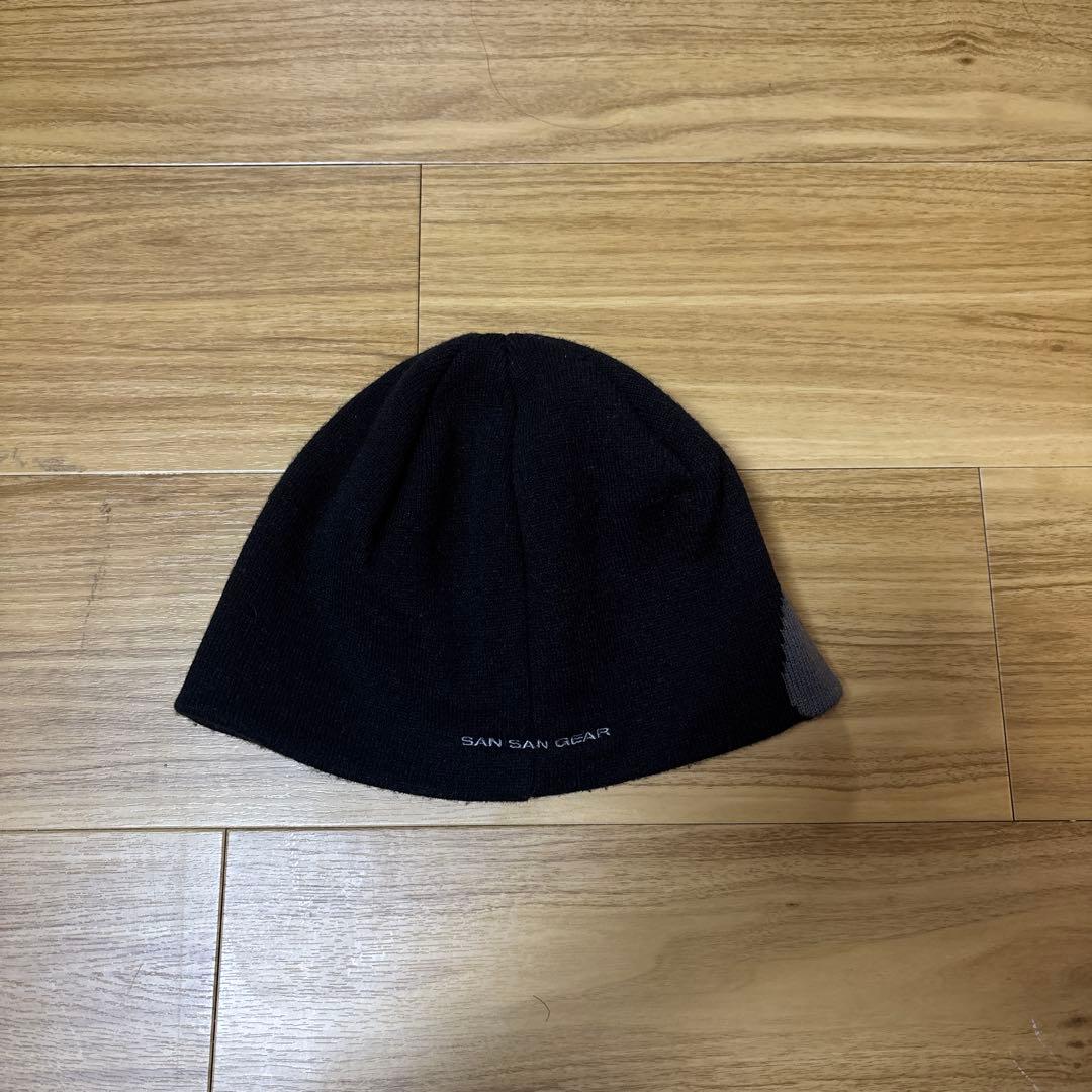 SAN SAN GEAR ニット帽 黒