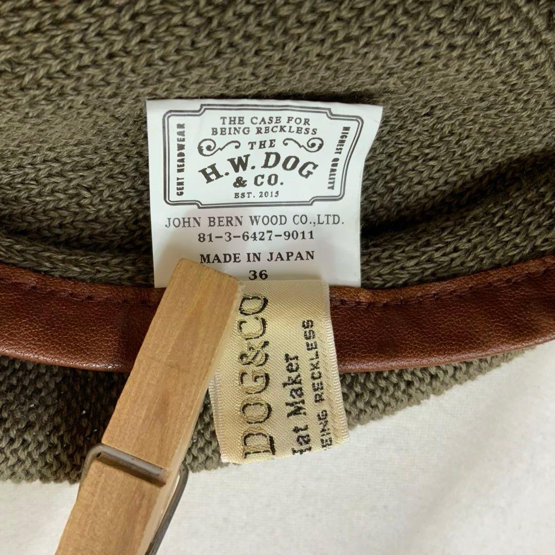 THE H.W.DOG & CO. ベレー帽 D-00666 36