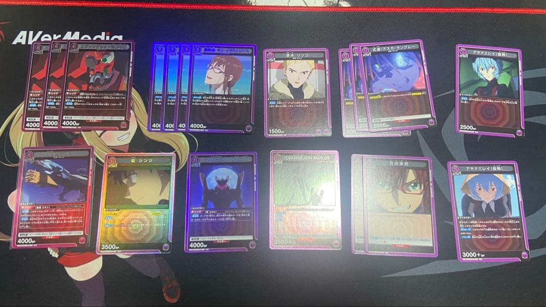 ユニオンアリーナ エヴァ 紫 WILLEデッキ 調整パーツ付き