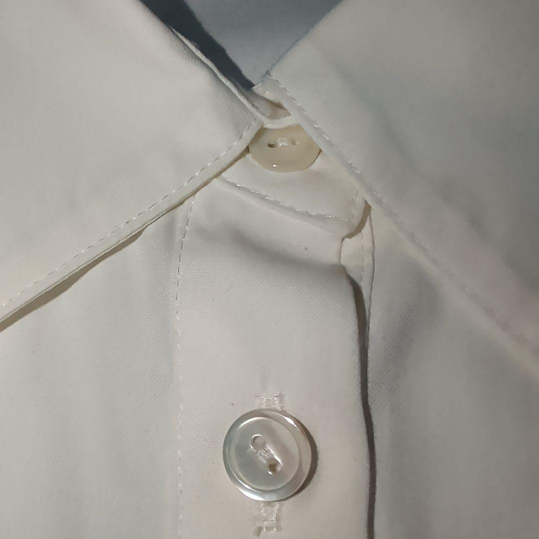 【新品】アプワイザーリッシェ★裾アシメティアードフレアシャツワンピース★S