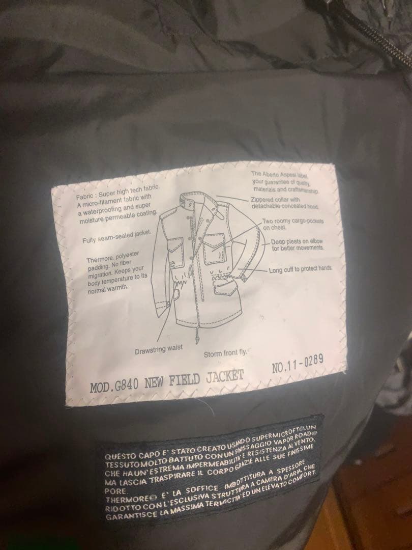 K ASPESI ダウンジャケット モッズコート ミリタリー 90s