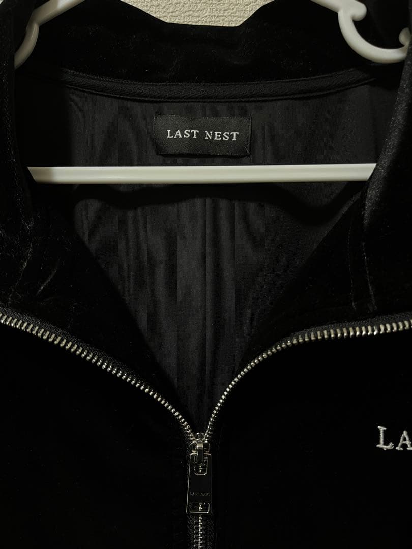 LAST NEST ブラックベロアジャージXL 完売品　希少 早い者勝ち