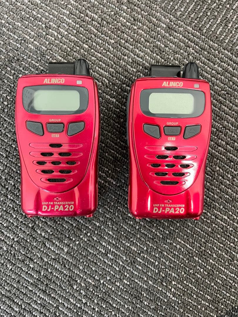 ALINCO トランシーバーセット& ALINCO ヘルメット用ヘッドセット