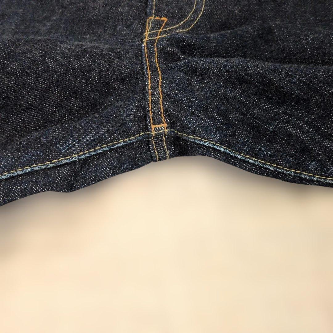鬼デニム ONIDENIM セルビッジ 濃紺 日本製　W34